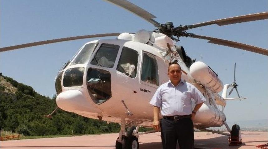 Yangın Helikopteri 119 Saat U&ccedil;arak Yangınlara M&uuml;dahale Etti