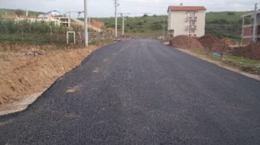 Alikahya&rsquo;da Yollar Asfaltlandı