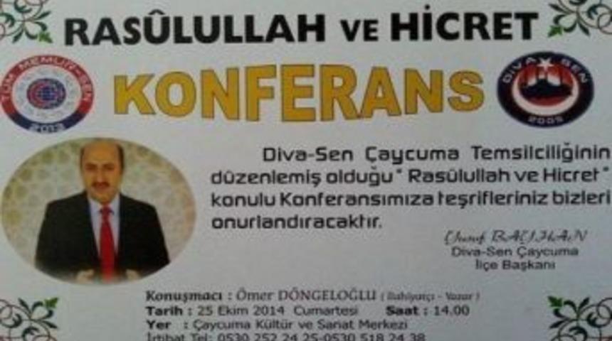 İlahiyat&ccedil;ı Yazar &Ouml;mer D&ouml;ngeloğlu &Ccedil;aycuma&rsquo;ya Gelecek