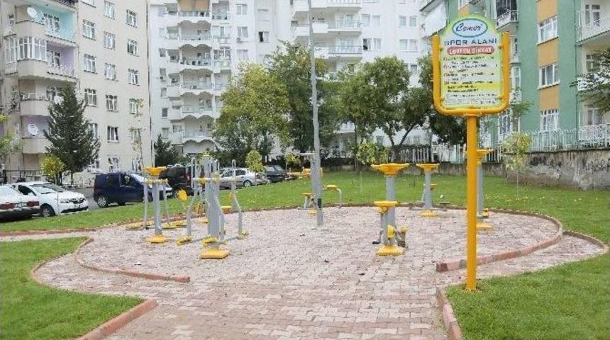 Parklarda Yenileme Ve D&uuml;zenleme &Ccedil;alışmaları Yapılıyor