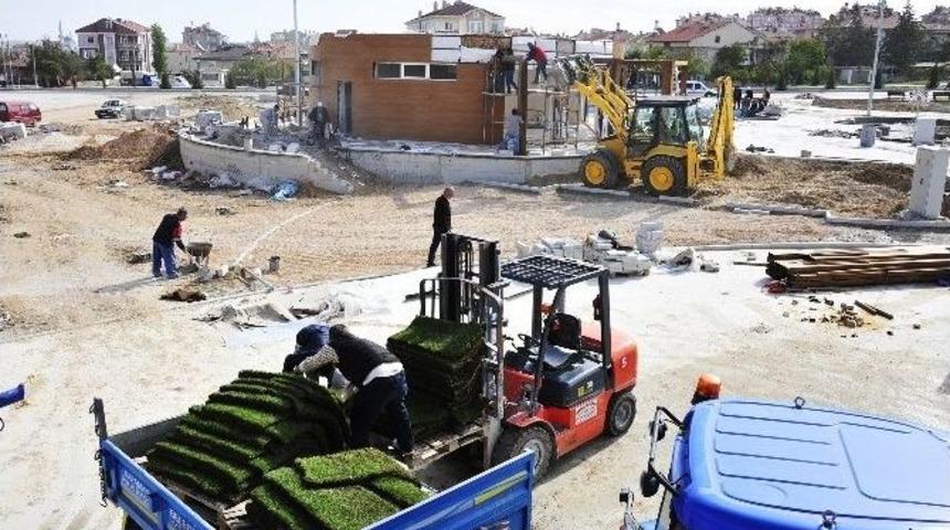 Stadyumun &Ccedil;imleri Piri Reis Parkına Seriliyor