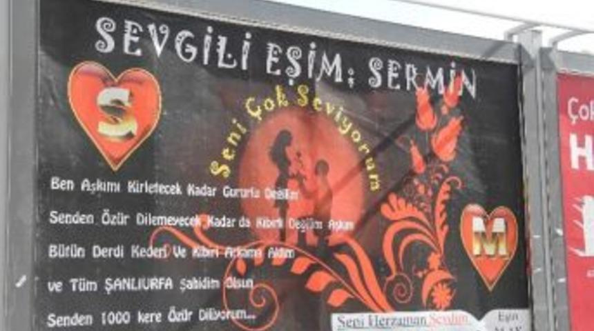 Dev Billboard İle Eşinden &Ouml;z&uuml;r Diledi