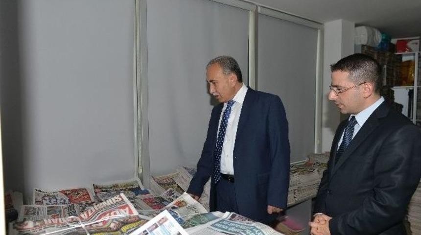 Vali B&uuml;y&uuml;k&rsquo;ten Basın İlan Kurumu&rsquo;na Ziyaret
