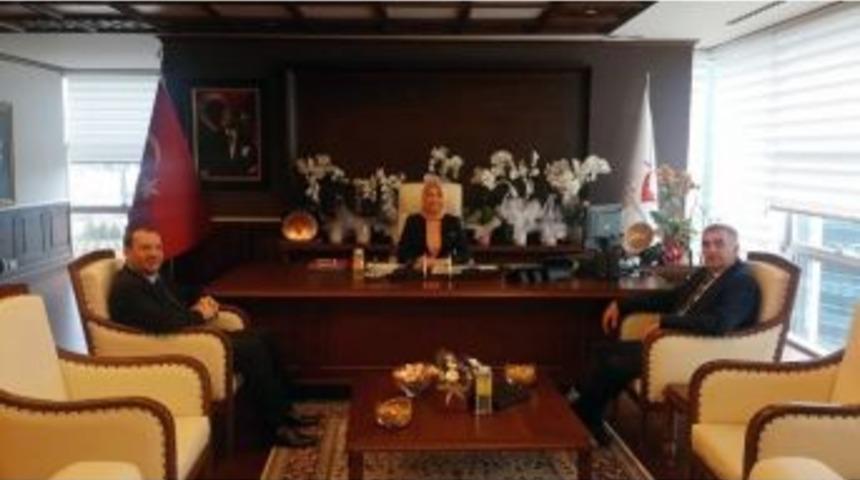 Başkan To&ccedil;oğlu&rsquo;ndan &Ccedil;iğdem Erdoğan Atabek&rsquo;e Ziyaret