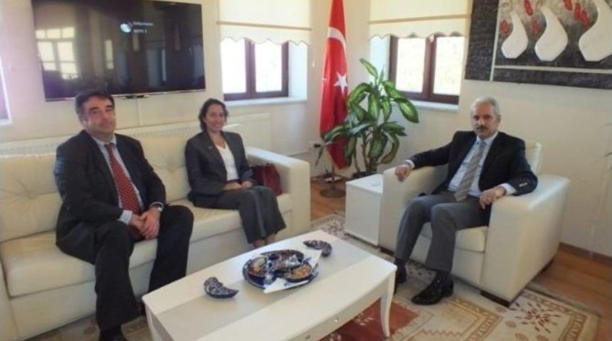 Abd Başkonsolosu Walsh, Kaymakam Aksoy&rsquo;u Ziyaret Etti