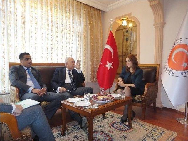Arap Devletleri Türkiye Büyükelçilerinden Atasoy’a Ziyaret