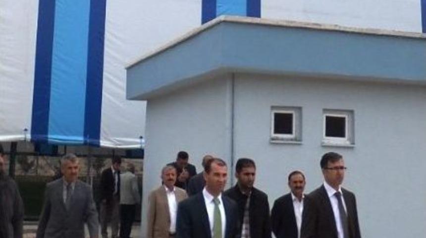 Mazıdağı Kaymakamı &Ccedil;elik, Halı Saha Ve Spor Kompleksinin A&ccedil;ılışını Yaptı