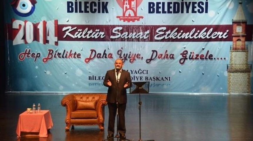 Dursun Ali Erzincanlı Bilecik&rsquo;te Peygamber Efendimizin Hayatını Anlattı