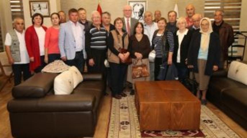 Romanya K&ouml;stence Kırım Derneği &Uuml;yelerinden Başkan Kurt&rsquo;a Ziyaret