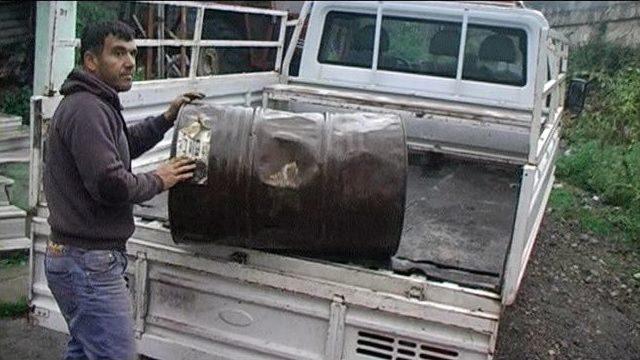 Sahile Vuran Varil Korkuttu 2