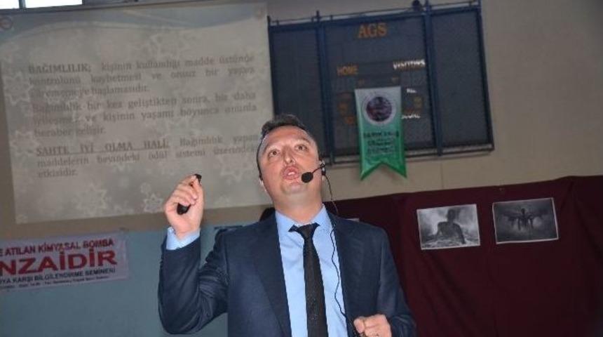 Sarıkamış&rsquo;ta &ldquo;uyuşturucuya Karşı Bilgilendirme&rdquo; Konulu Seminer D&uuml;zenlendi