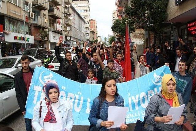 Hakkari’deki Hain Saldırı Nazilli’de Protesto Edildi