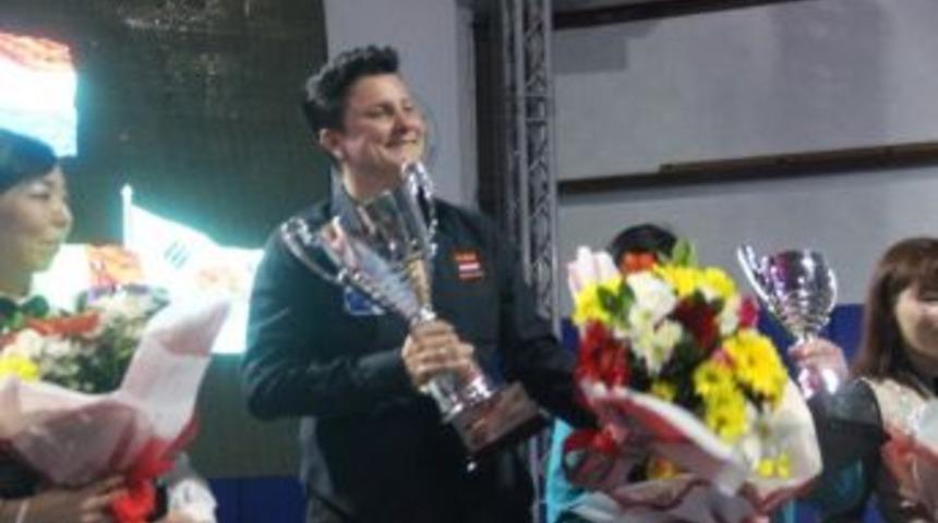 D&uuml;nya &Uuml;&ccedil; Bant Bilardoda Şampiyonu, Hollandalı Therese Klompenhouwer Oldu