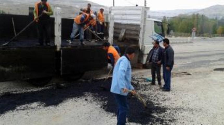 G&uuml;r&uuml;n&rsquo;de Yollarda Kış Hazırlığı Başladı