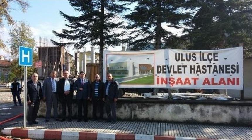 Ulus Devlet Hastanesi İnşaatı Devam Ediyor