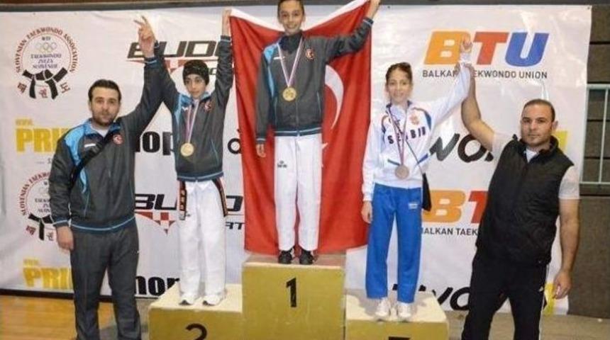 Balkan Şampiyonu Fatma Sena, Eşme&rsquo;nin Gururu Oldu