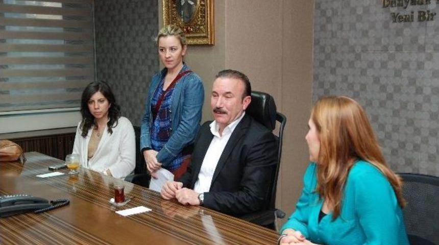 Başkan Doğan, Avrupalı &Ouml;ğretmenleri Ağırladı