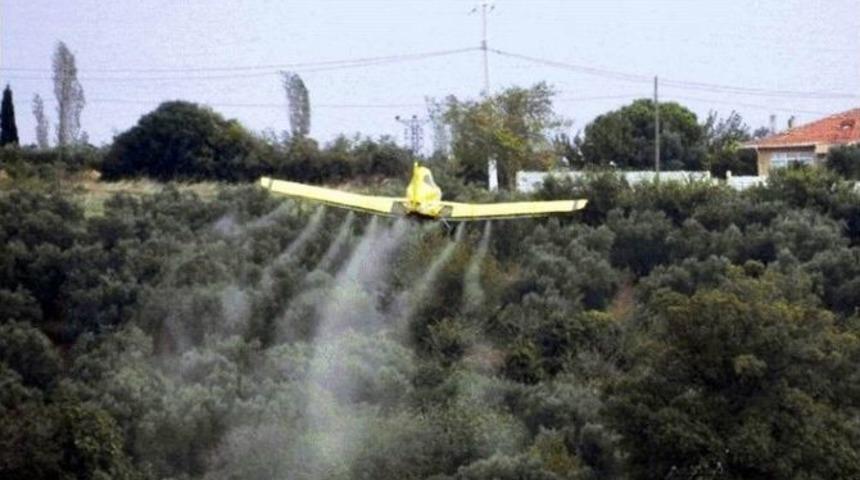 Balıkesir&rsquo;de 3. Aplikasyon U&ccedil;akla Zeytin İla&ccedil;lama &Ccedil;alışmaları