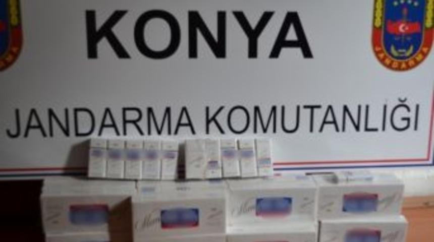 Kulu&rsquo;da Jandarma Esrar Ve Ka&ccedil;ak Sigara Yakaladı