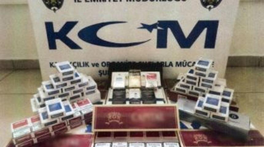 300 Paket Ka&ccedil;ak Sigara Ele Ge&ccedil;irildi