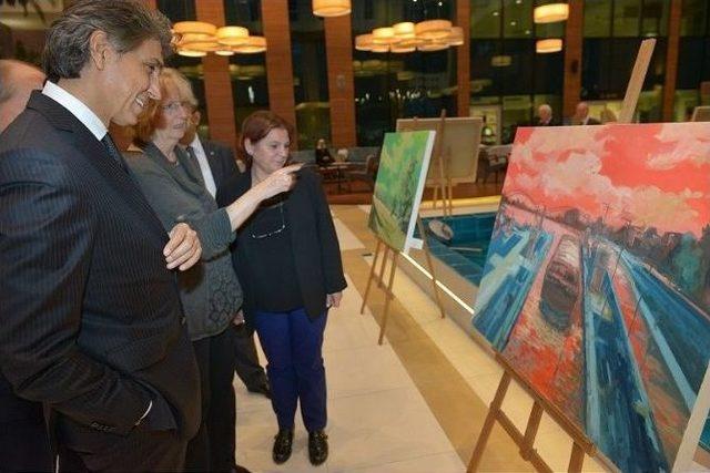 Wiesbaden&rsquo;li Ressamlardan Dostluk Sergisi 1