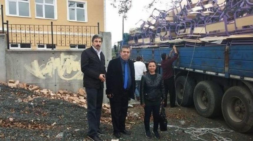 Kdz. Ereğli&rsquo;de K&ouml;y Okullarının Donatı Malzemeleri Dağıtıldı