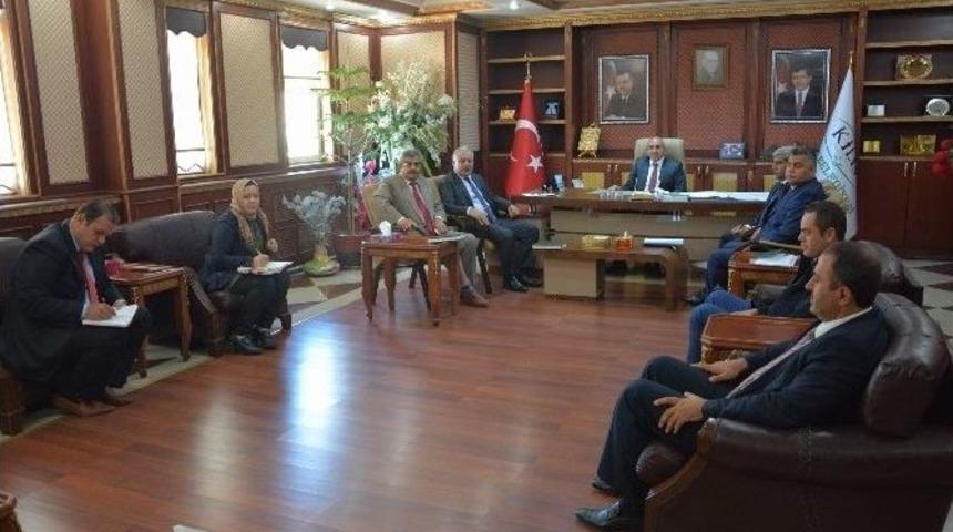 Dsi B&ouml;lge M&uuml;d&uuml;r&uuml; Aydın, Başkan Kara İle G&ouml;r&uuml;şt&uuml;