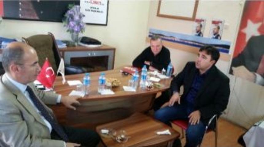 Kaymakam Nazlı&rsquo;dan Ak Parti İl&ccedil;e Başkanı Kayaalp&rsquo;e İade-i Ziyaret
