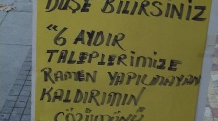 Esnaftan İlgin&ccedil; Protesto