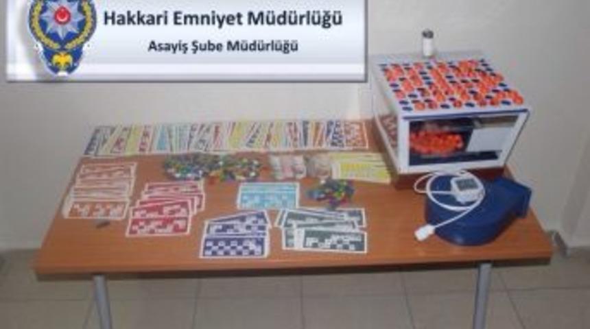 Hakkari’de Tombala Baskını