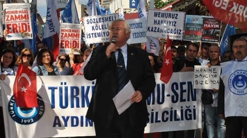 Aydın Kamu-sen&rsquo;den &Ccedil;alışan Ve Emekliye Zam Talebi