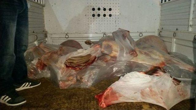 Yozgat Jandarma 500 Kilo Kaçak Et Yakaladı