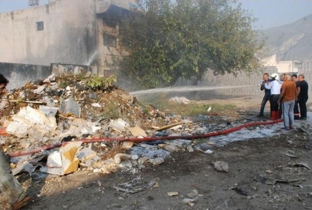 İskenderun&rsquo;da Hurdalıkta Patlama