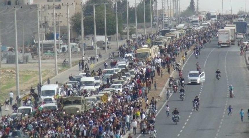 Peşmergeler Nusaybin&rsquo;den Ge&ccedil;ti
