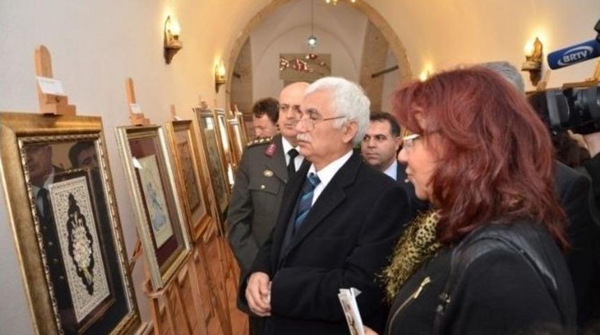 Cumhuriyet Bayramı Etkinlikleri Kapsamında Resim Sergisi A&ccedil;ıldı