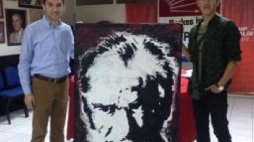 Parmak İzlerinden Atat&uuml;rk Portresi