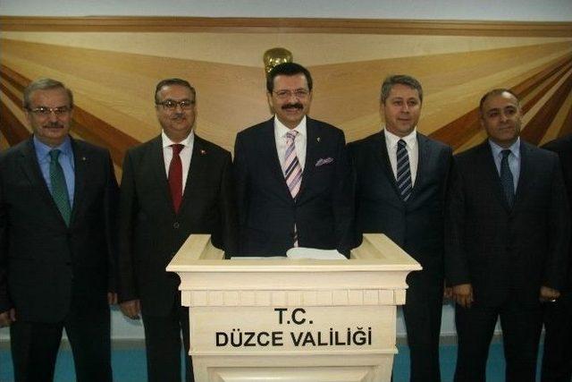Tobb Başkanı Hisarcıklıoğlu Düzce’de