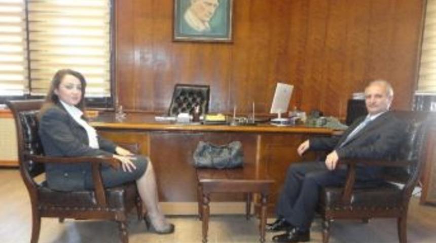 Nezaket Atasoy&rsquo;dan, Tcdd İzmir B&ouml;lge M&uuml;d&uuml;rl&uuml;ğ&uuml;&rsquo;ne Ziyaret