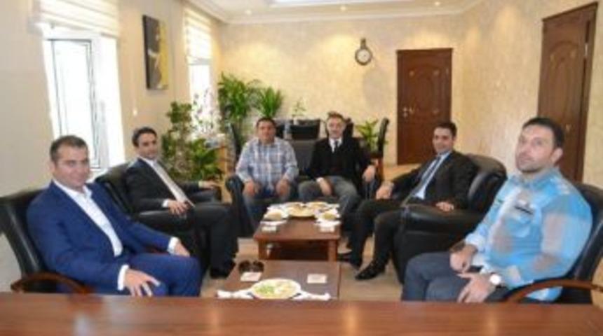 Kozluk Kaymakamı Akt&uuml;rk&rsquo;ten Sason Kaymakamı D&uuml;ndar&rsquo;a Ziyaret
