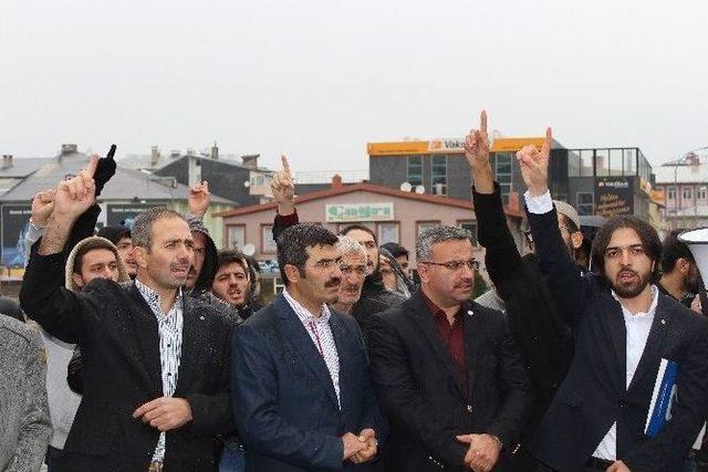 Erzurum’dan İsrail’e Tepki