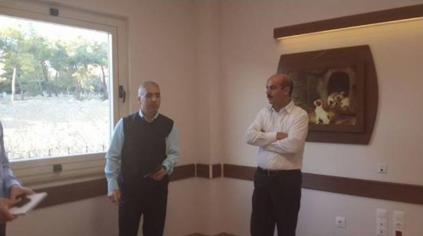 Kamu Hastaneleri Yetkilileri Hastane İnşaatını İncelediler