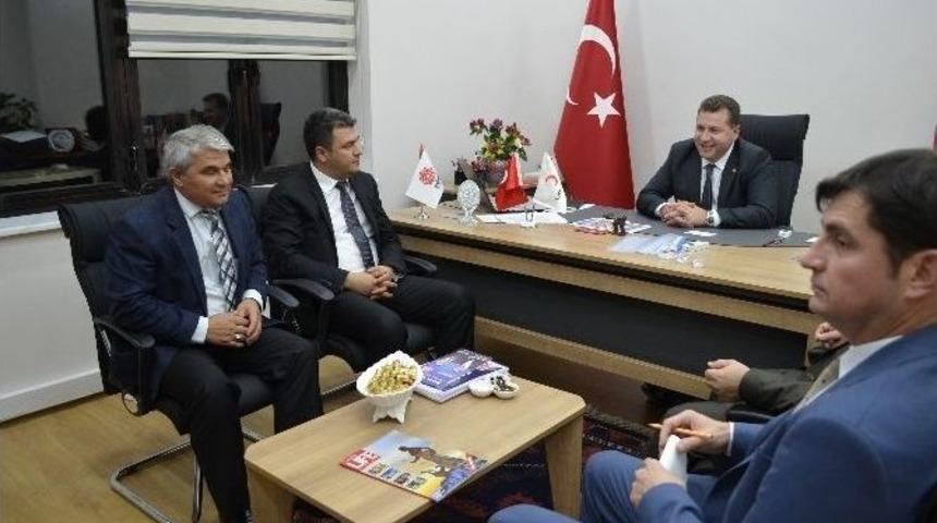 Kızılay Ve Hak-iş&rsquo;ten Başkan Yılmaz&rsquo;a Ziyaret