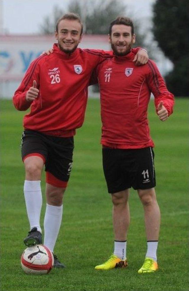 Samsunspor Karşıyaka Ma&ccedil;ının Provasını Yaptı 1