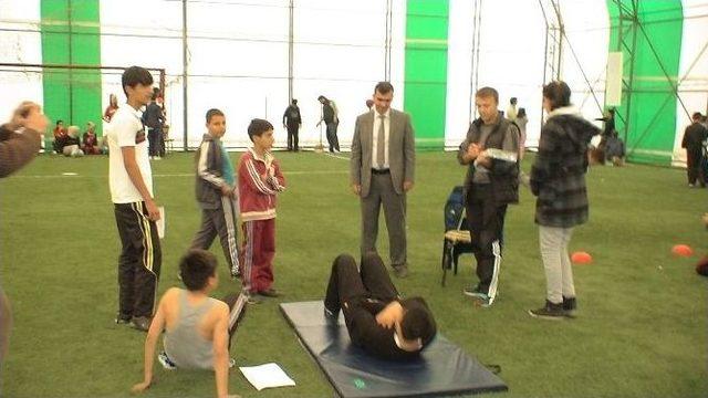 &Ouml;ğrencilere Spor Testi Yapıldı 1