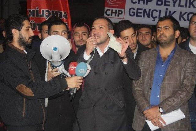 Chp Gençlik Örgütünden Rtük Protestosu