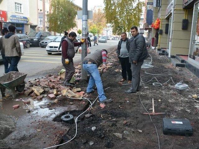 Kars Belediyesi Sinyalizasyon Ve Işıklandırma &Ccedil;alışmaları Başlattı 1