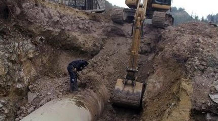 Sapanca G&ouml;l&uuml; İsale Hattındaki Arıza Gideriliyor