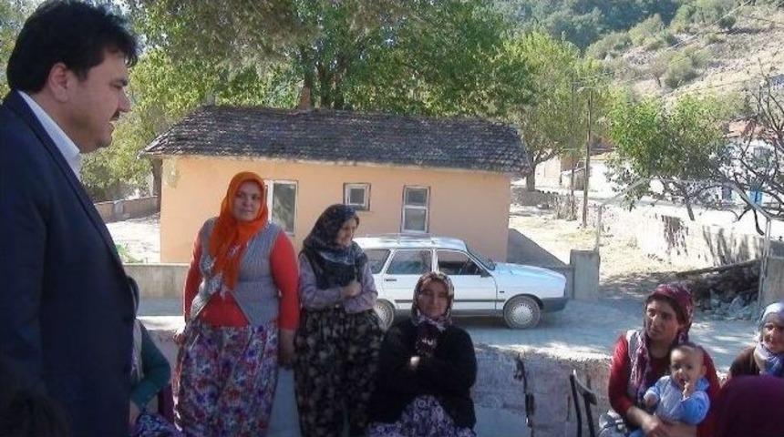 Başkan, Yemeklerle Karşılandı