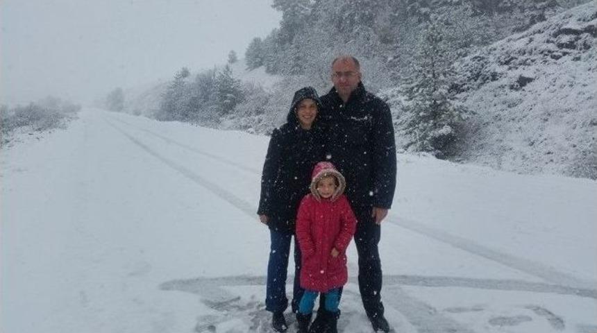 Sinop&rsquo;ta Kar Yağışı