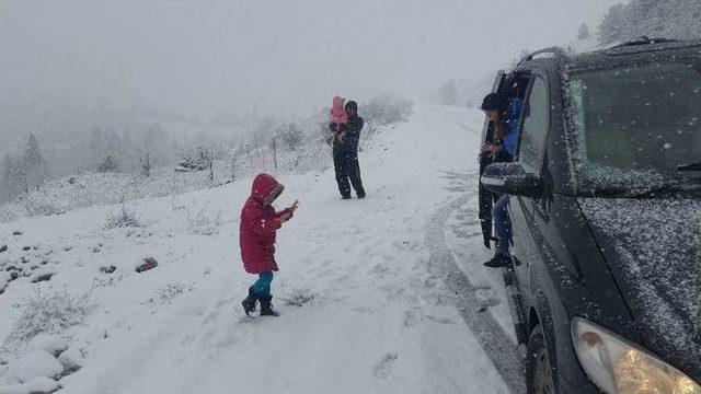 Sinop’ta Kar Yağışı